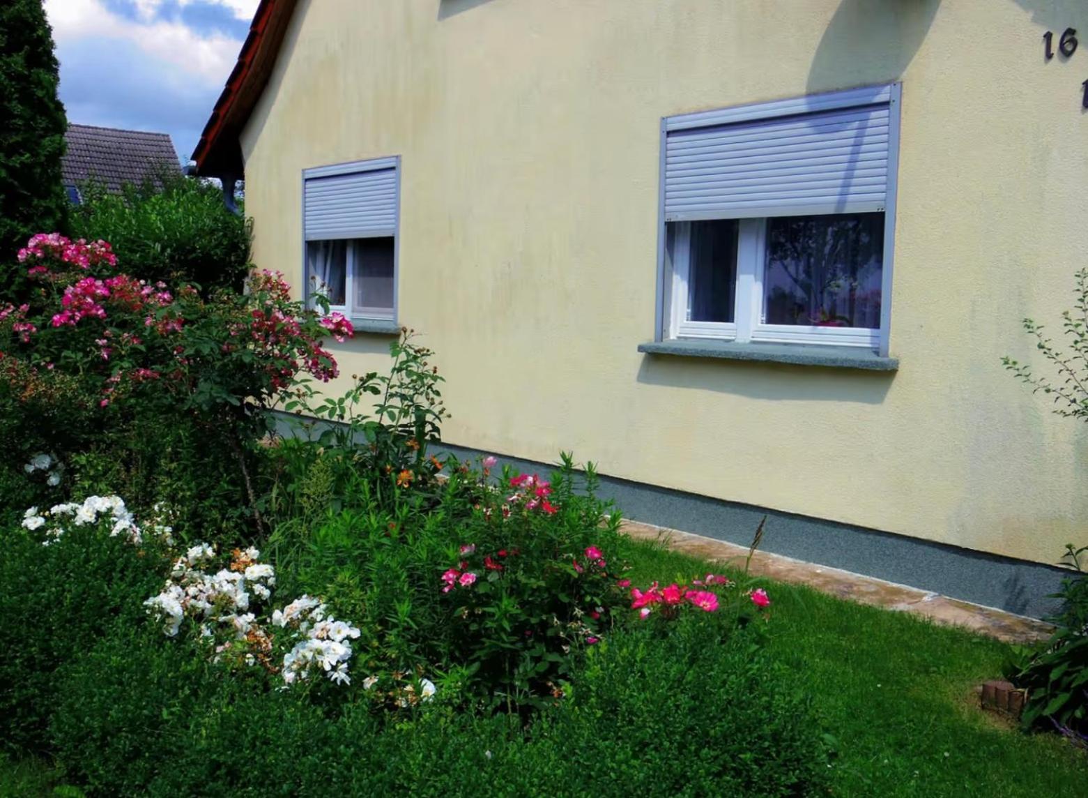 Ferienwohnung Im Blumengarten Angermunde Exterior photo